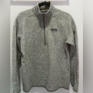 Patagonia Gray Quarter-Zip Pullover